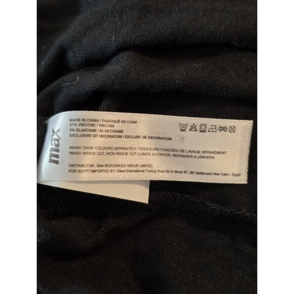 Vintage Womens Sheer Peignoir Dressing Gown Large Black Longline Lace Trim Sexy - Picture 8 of 10